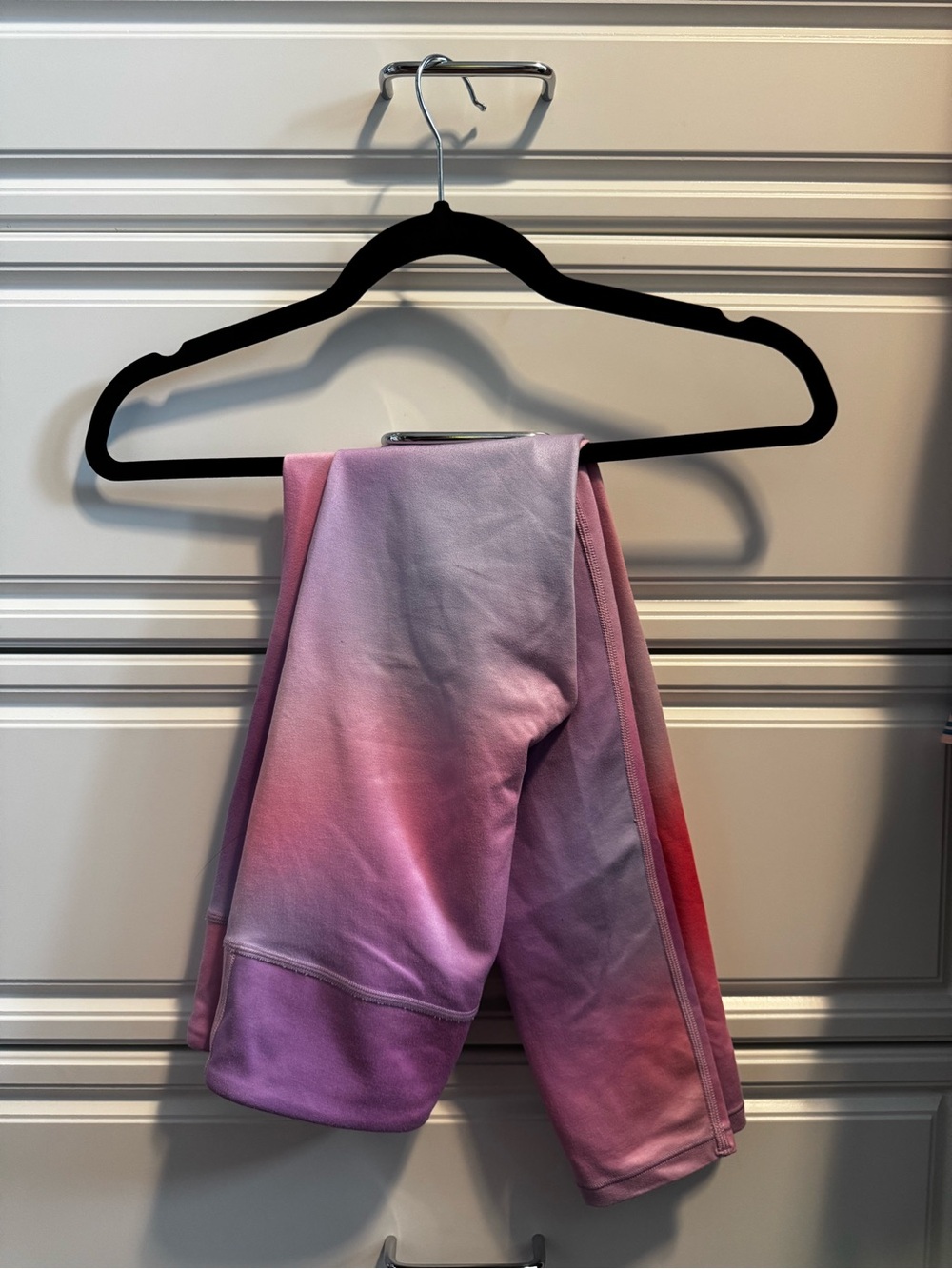 Athleta Girls Ombre Pink Purple Leggings